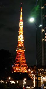 東京タワー（テニスコートから）