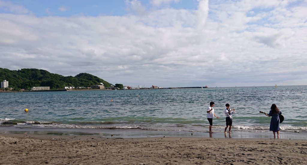 逗子海岸　葉山と青春を望む（2020年5月24日）/ Hayama and youth from Zushi beach 