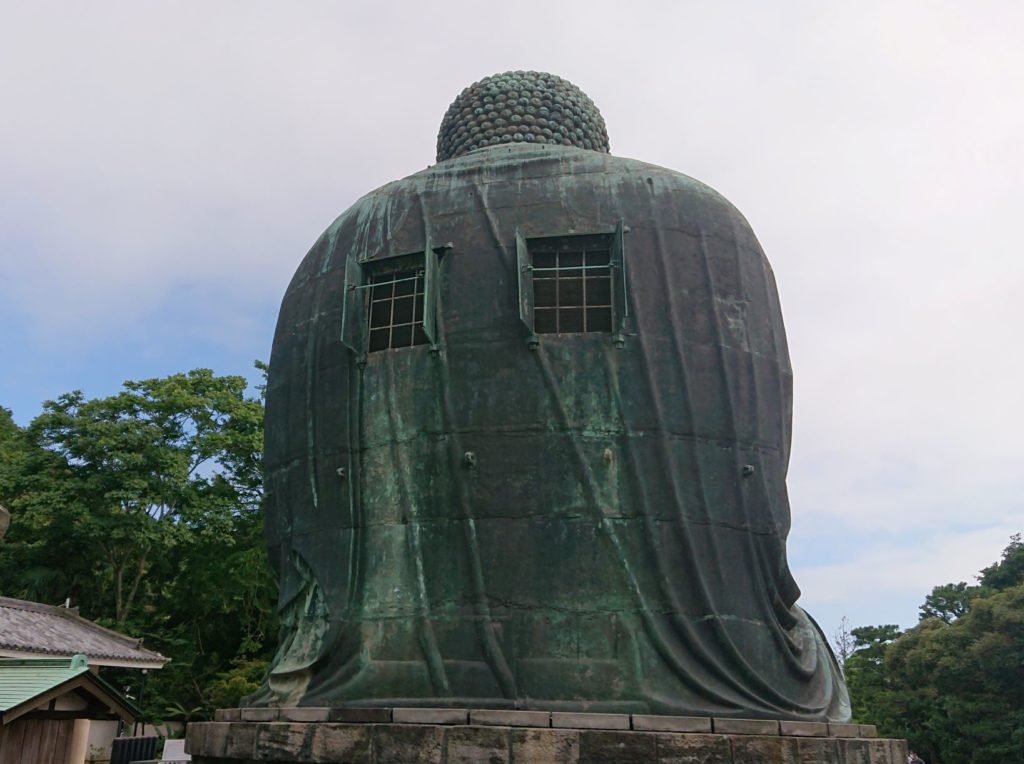 鎌倉大仏　背中 / 鎌倉大仏　高徳院　拡大 / 鎌倉大仏　高徳院（鎌倉）/ Back of Great Buddha of Kamakura 