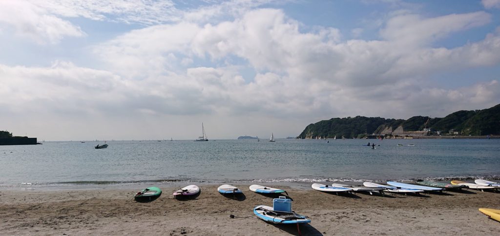 逗子海岸　東浜から江ノ島望む / Enoshima from Zushi (2020 Sep 27th)
