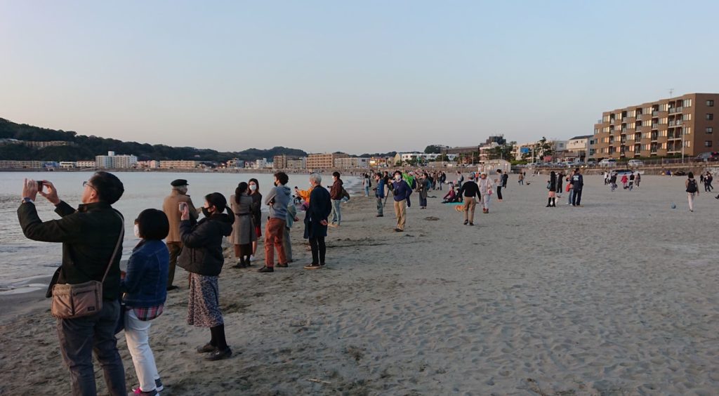 逗子海岸 / Zushi beach (2020 Oct 31st)
