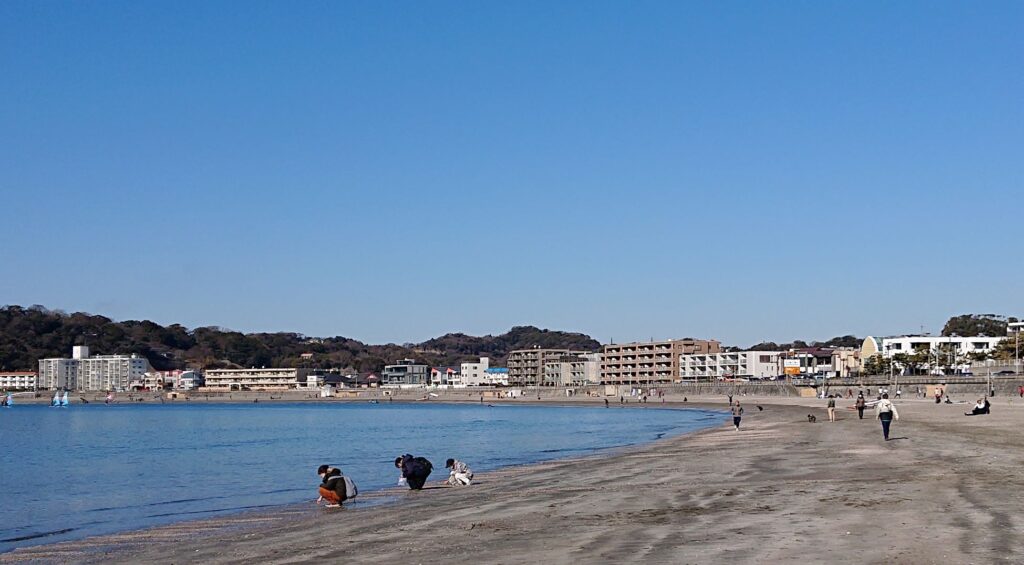 逗子海岸 /  Zushi Beach (2022 Jan 22th)