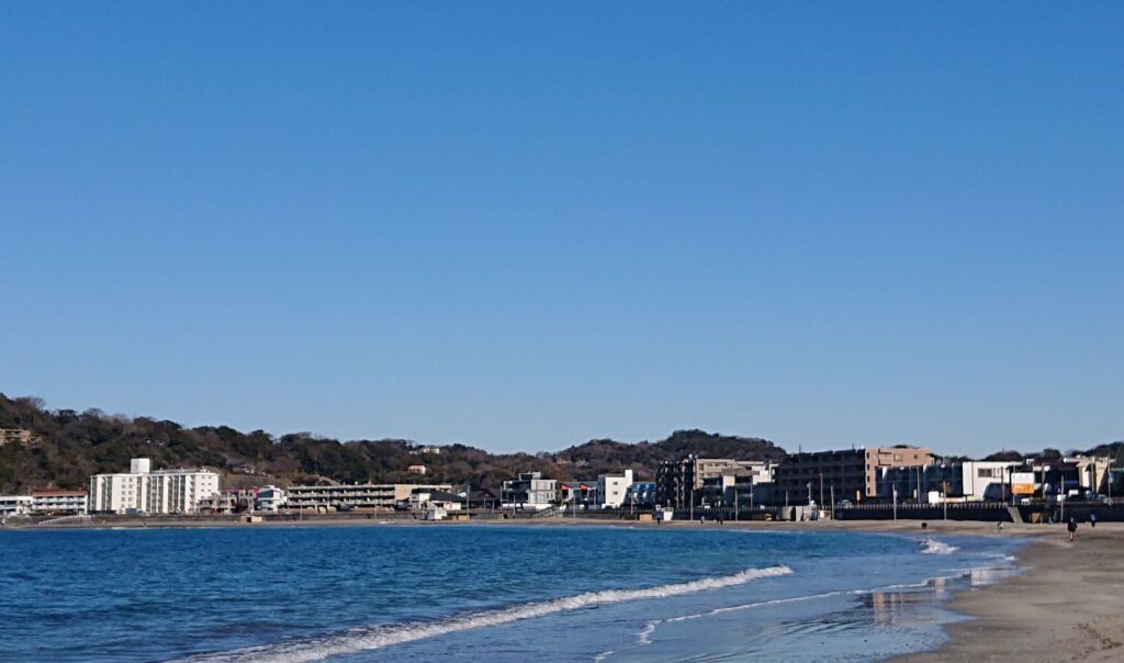 逗子海岸/ Zushi Beach (2022 Feb 21th)