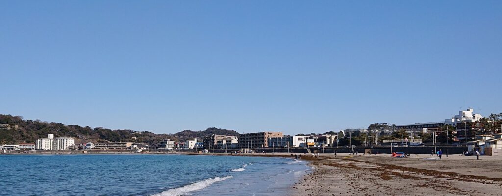 逗子海岸/  Zushi Beach (2022 Mar 6th)