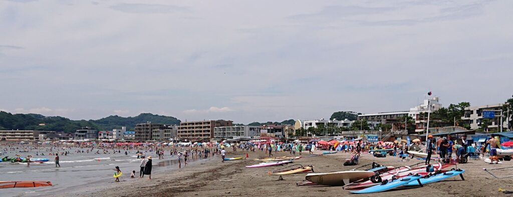 逗子海岸(1 pm) / Zushi Beach (2022 July 18)