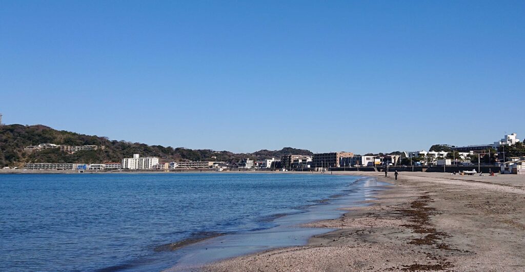 逗子海岸/  Zushi Beach (2023 Feb 27)