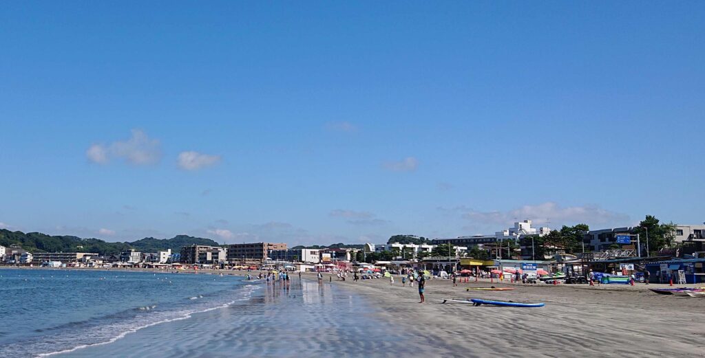 逗子海岸/  Zushi Beach (2023 Aug 18)