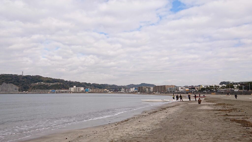 逗子海岸/  Zushi Beach (2024 Feb 18)
