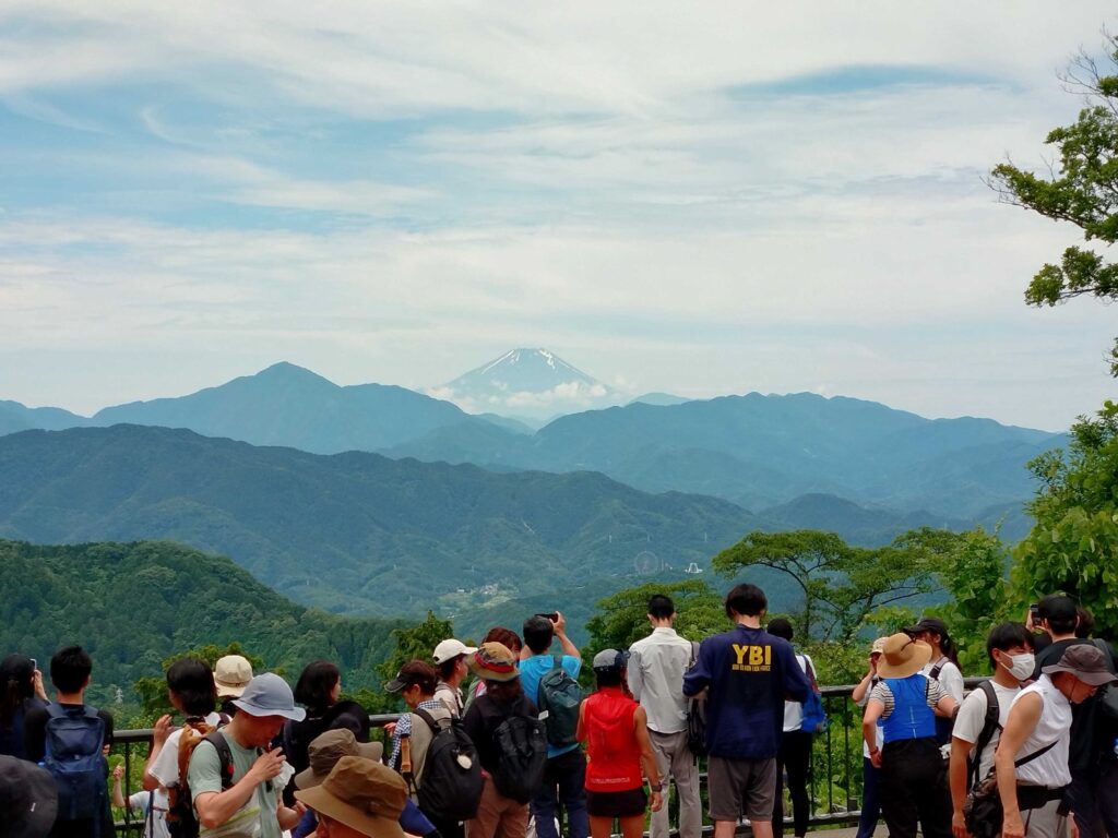 高尾山山頂から富士山（2024 June 22）