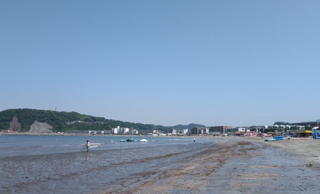 逗子海岸/ Zushi beach from July 5)