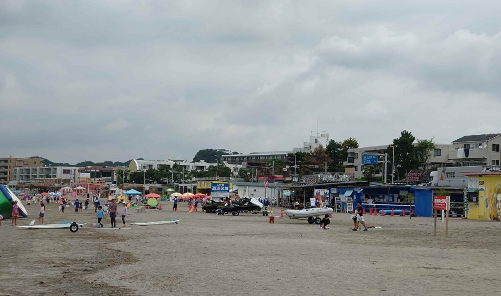 逗子海岸 海の家/  Zushi beach (2024 Aug 2)