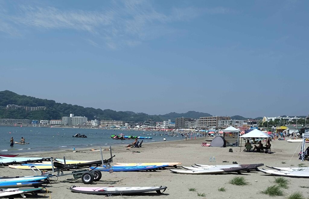 逗子海岸/ Zushi beach (2024 Aug 13)