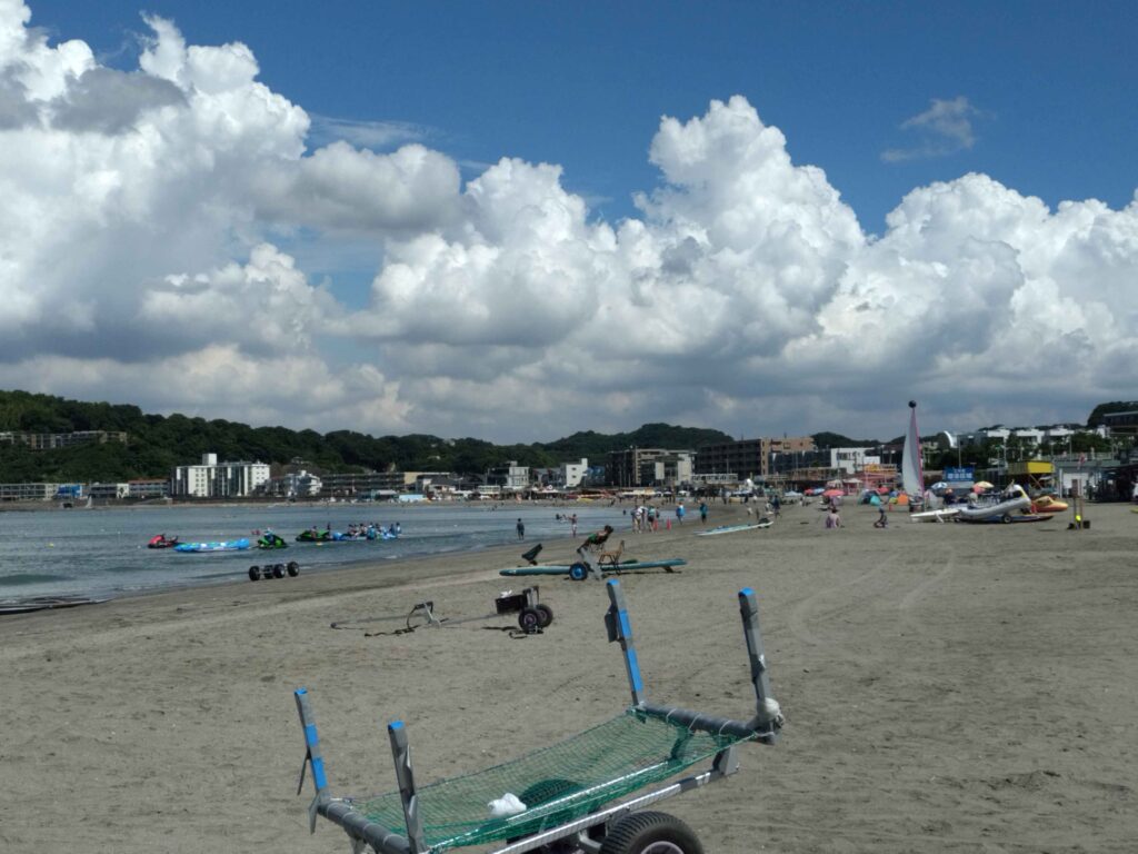 逗子海岸/  Zushi beach (2024 Aug 15)