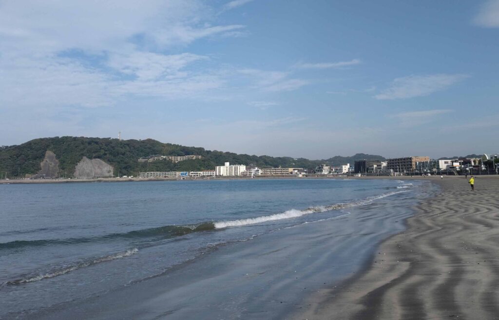 逗子海岸/ Zushi beach (2024 Nov 1)