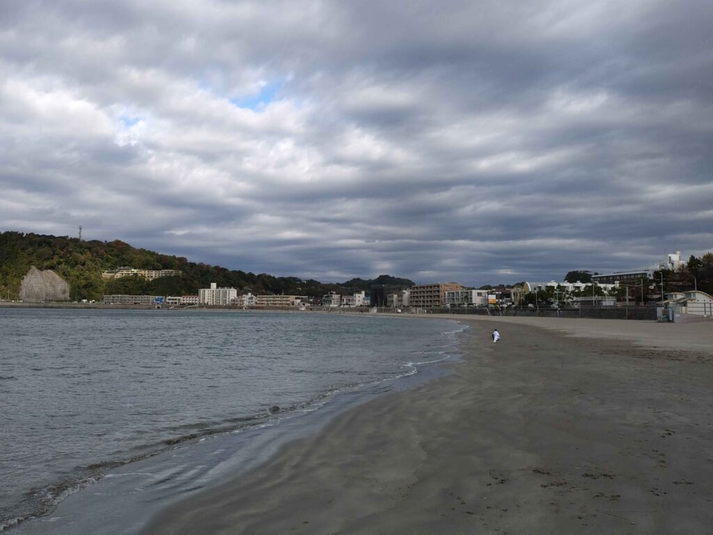 逗子海岸/ Zushi beach (2024 Nov 18)