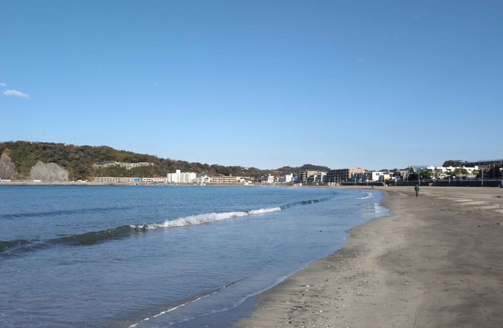 逗子海岸/  Zushi beach (2024 Dec 27)