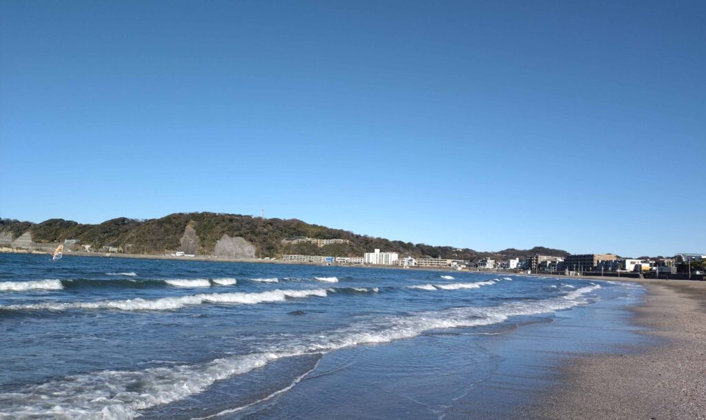 逗子海岸/  Zushi beach (2025 Jan 10)