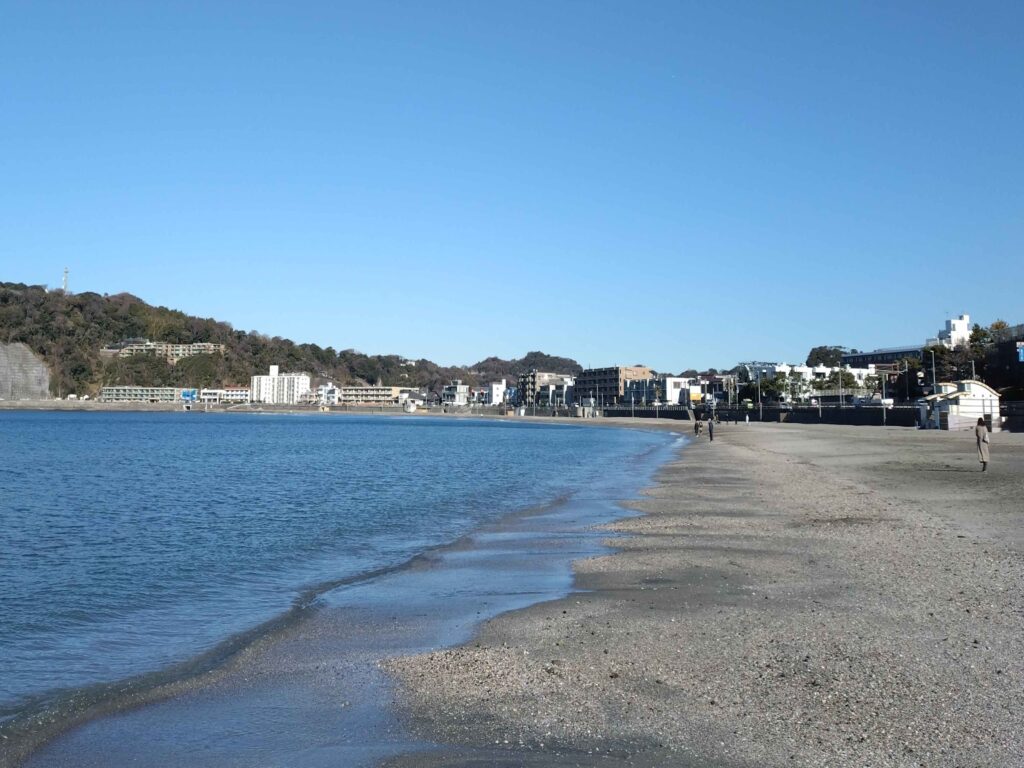 逗子海岸/ Zushi beach (2025 Jan 17)