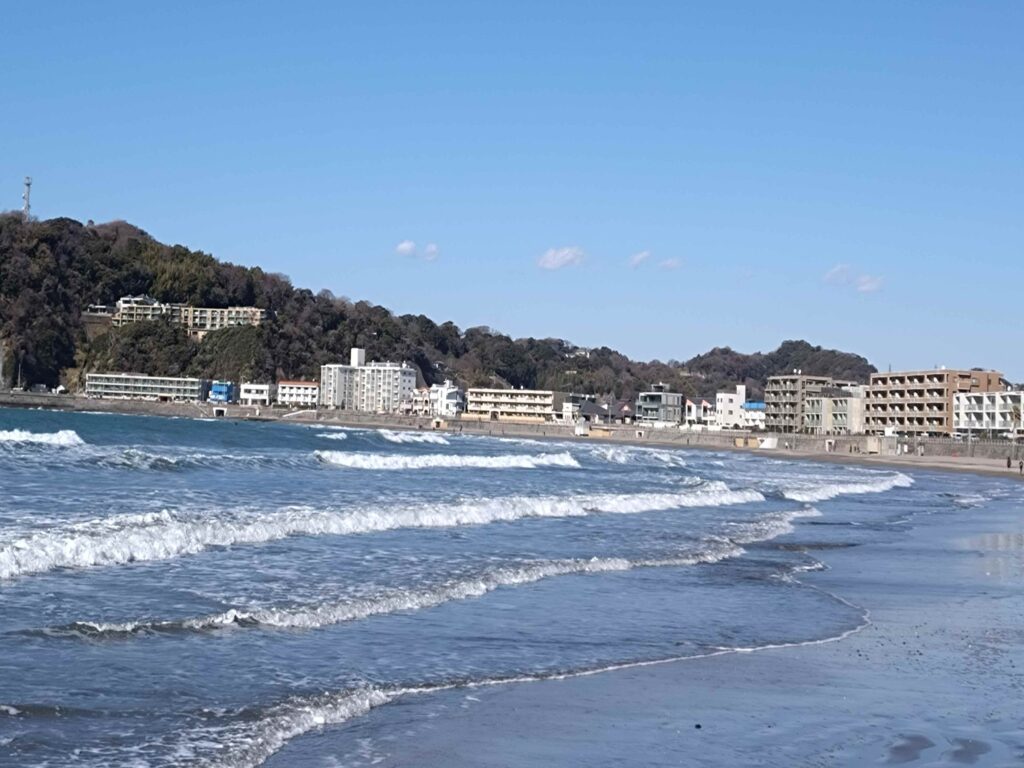 逗子海岸/Zushi beach (2025 Jan 30)