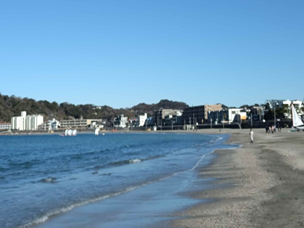 逗子海岸/ Zushi beach (2025 Feb 8)