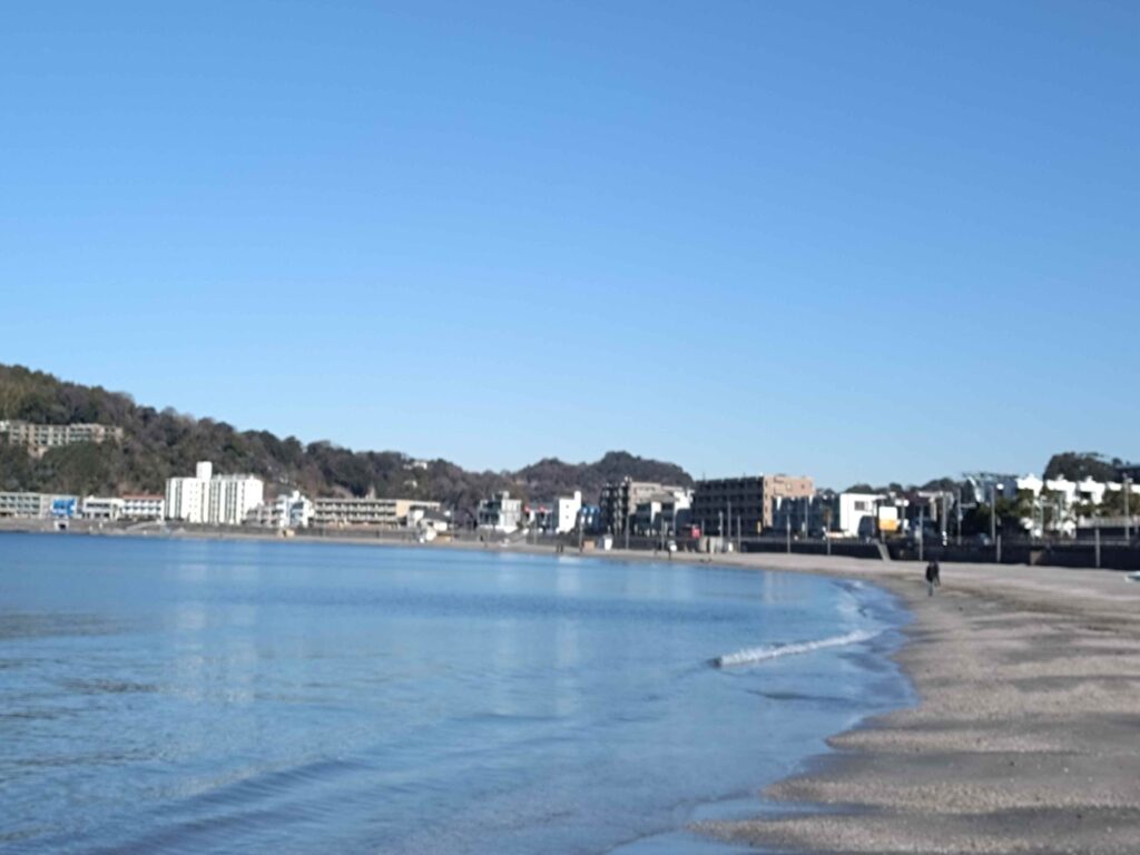 逗子海岸/ Zushi beach (2025 Feb 10)