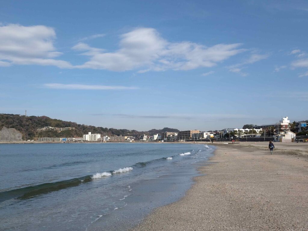 逗子海岸/ Zushi beach (2025 Feb 16)