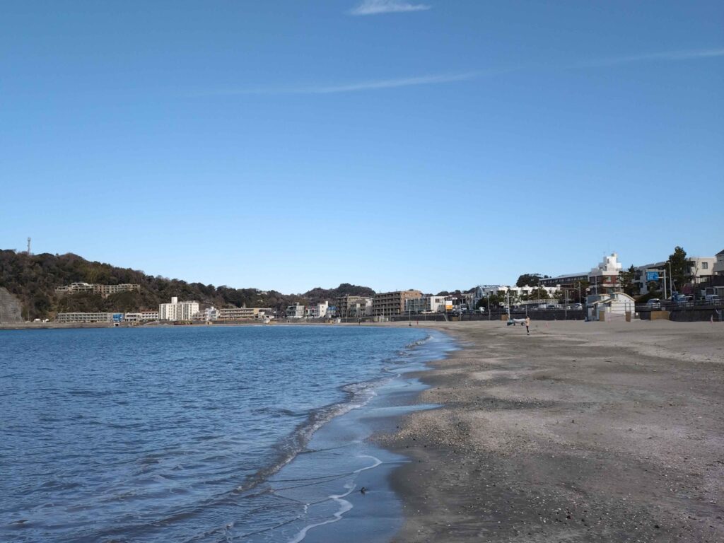 逗子海岸/ Zushi beach (2025 Feb 21)