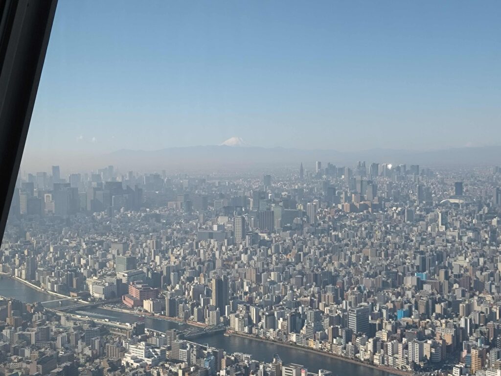 Mt. Fuji view from TOkyo Sky Tree (2025 Nov 28)