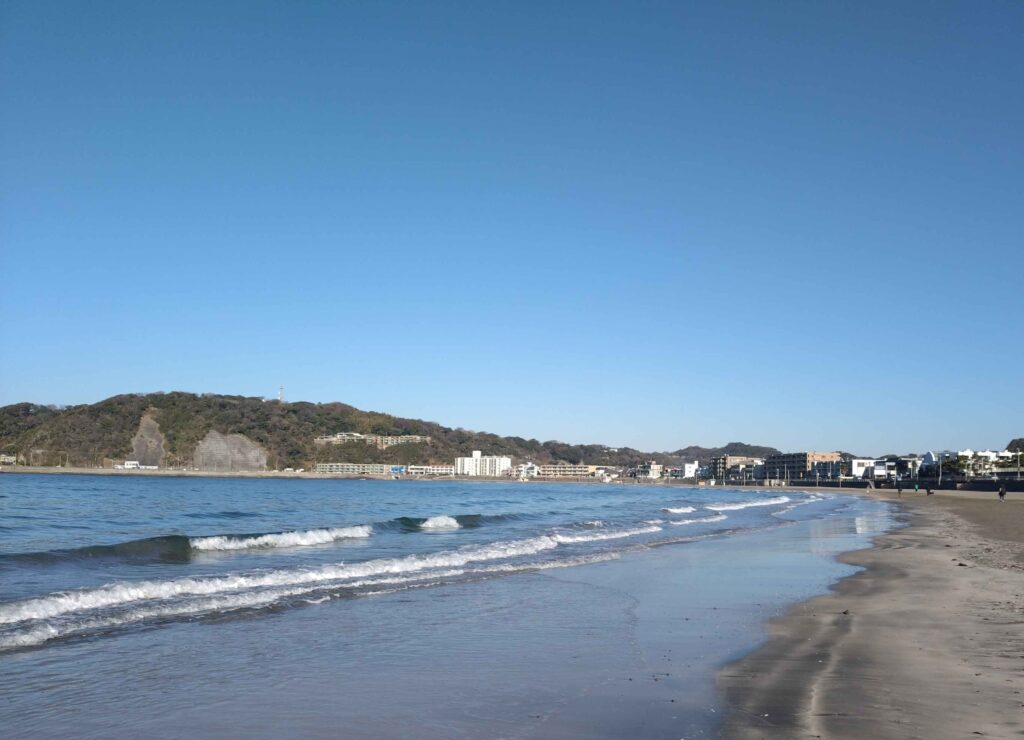 逗子海岸/  Zushi beach (2026 Jan 8)