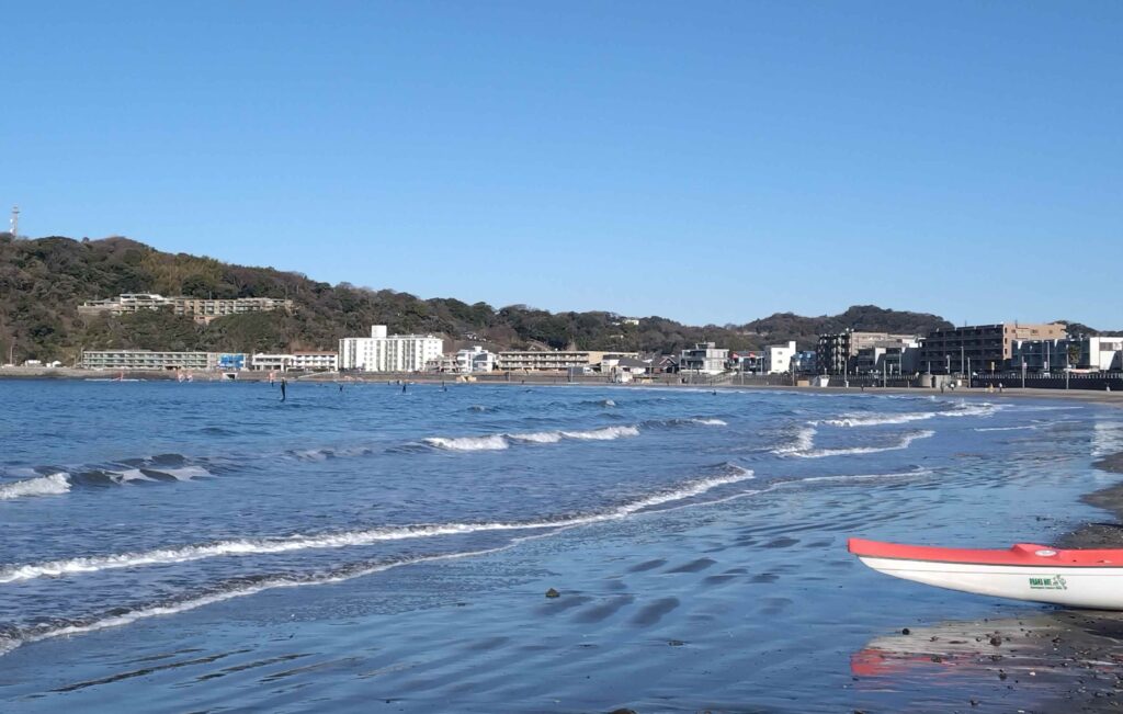 逗子海岸/  Zushi beach (2026 Jan 12)
