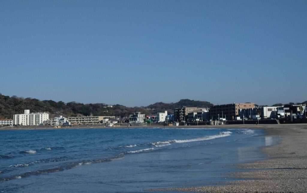 逗子海岸/  Zushi beach (2026 Jan 16)